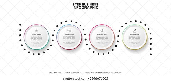 Set of infographic elements data visualization vector design template. Can be used for steps, options, business process, workflow, diagram, flowchart concept, timeline, marketing icons, info graphics.