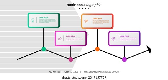 Set of infographic elements data visualization vector design template. Can be used for steps, options, business process, workflow, diagram, flowchart concept, timeline, marketing icons, info graphics.