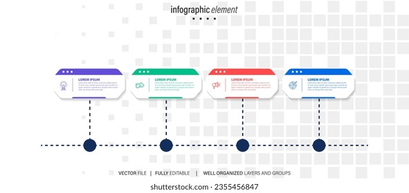 Set of infographic elements data visualization vector design template. Can be used for steps, options, business process, workflow, diagram, flowchart concept, timeline, marketing icons, info graphics.