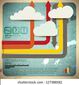Set of Infographic elements.  Design template. Vector illustration