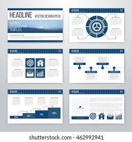 Set of infographic elements. Presentation template. Book cover design. Vector illustration