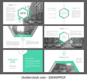 Set of infographic elements for presentation templates. Corporate Business Card. Modern brochure, layout. Flyer design