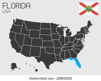 A Set of Infographic Elements for the State of Florida