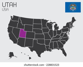 A Set of Infographic Elements for the State of Utah