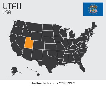 A Set of Infographic Elements for the State of Utah