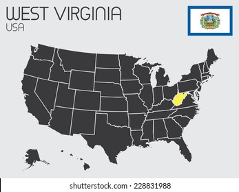 A Set of Infographic Elements for the State of West Virginia