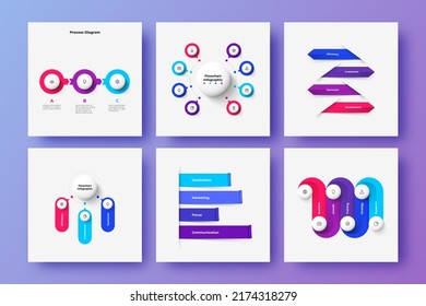 Set of the infographic elements. Vector illustration for business analysis.