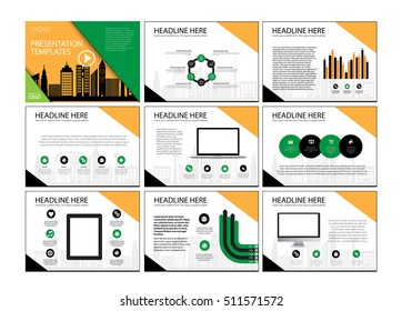Set of infographic Presentation Template , Infographic Element , Business infographic , Layout design , Modern Style , Vector design illustration. 