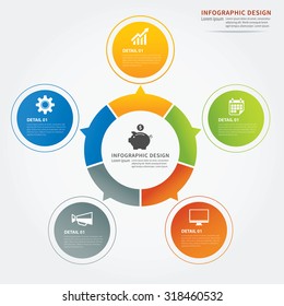 set of infographic templates