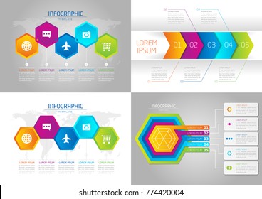 Set of Infographic templates