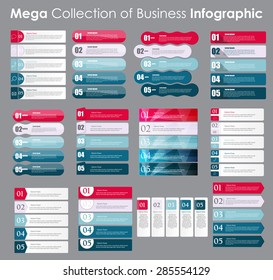 Set of Infographic Templates for Business Vector Illustration. EPS10