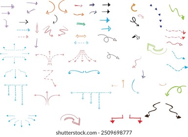 Conjunto de Plantillas de infografía con Elementos dibujados a mano, diagrama de flujo, diagrama circular, proceso, pasos y opciones, Vector eps10 ilustración