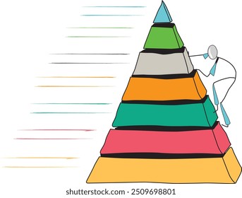 Set von Infografik-Vorlagen mit handgezeichneten Elementen, Flussdiagramm, Kreisdiagramm, Prozess, Schritten und Optionen, Vektorgrafik eps10