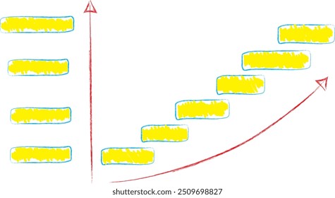 Conjunto de modelos infográficos com elementos desenhados à mão, fluxograma, diagrama de círculo, processo, etapas e opções, vetor eps10 ilustração