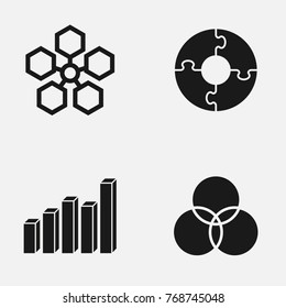 Set of infographic  vector icons.