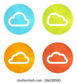 Set Infographic web icons or flat design elements. Eps 10 vector illustration. Used transparency layers for elements of layout