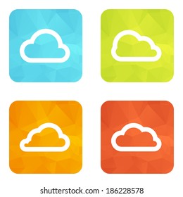 Set Infographic web icons or flat design elements. Eps 10 vector illustration. Used transparency layers for elements of layout