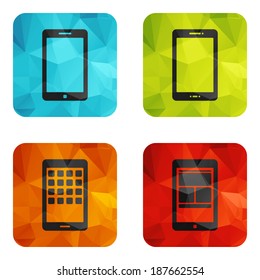 Set Infographic web icons or flat design elements. Eps 10 vector illustration. Used transparency layers for elements of layout