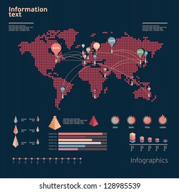 Set of infographics elements.