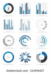 set of infographics elements