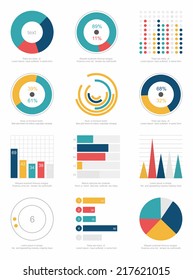 set of infographics elements