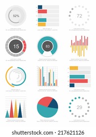 set of infographics elements