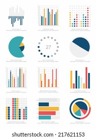 set of infographics elements