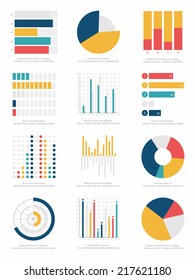 set of infographics elements