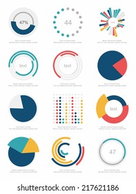 set of infographics elements