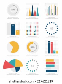 set of infographics elements