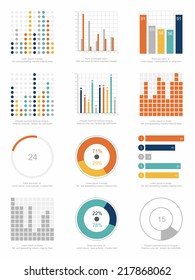 set of infographics elements