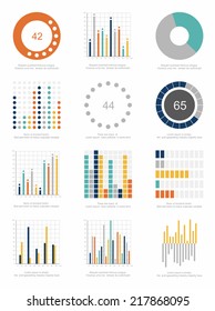 set of infographics elements