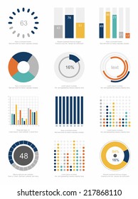 set of infographics elements