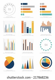 set of infographics elements