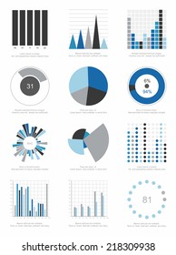 set of infographics elements