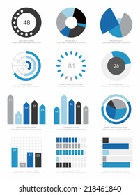 set of infographics elements