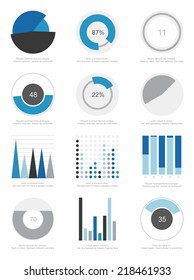 set of infographics elements
