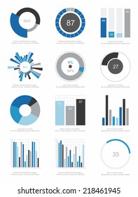 set of infographics elements