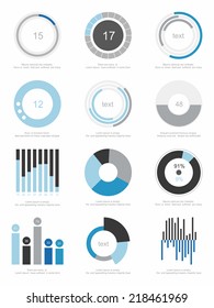 set of infographics elements