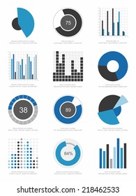 set of infographics elements