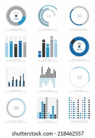 set of infographics elements