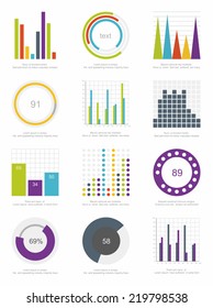 set of infographics elements