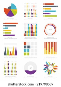 set of infographics elements