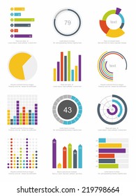 set of infographics elements