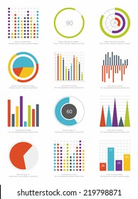 set of infographics elements