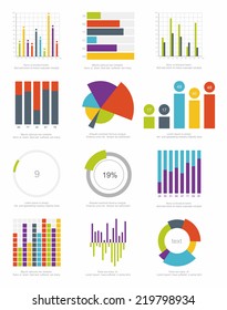 set of infographics elements