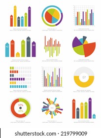 set of infographics elements