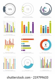 set of infographics elements