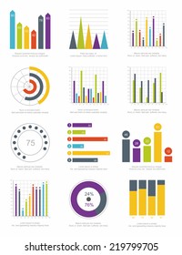 set of infographics elements