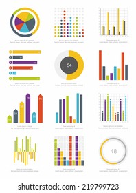 set of infographics elements